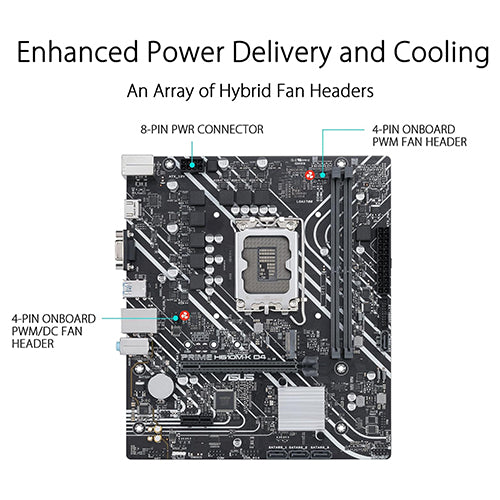 ASUS MB PRIME H610M-K D4