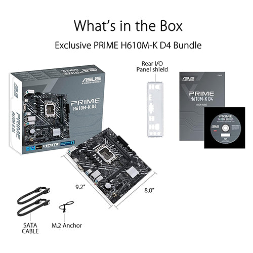 ASUS MB PRIME H610M-K D4