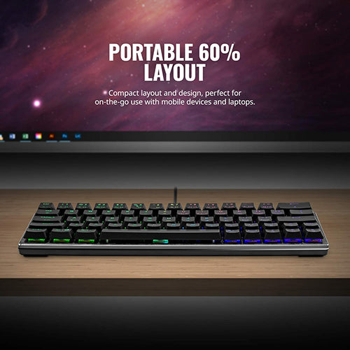 Cooler Master SK620 60% Mechanical Keyboard - black