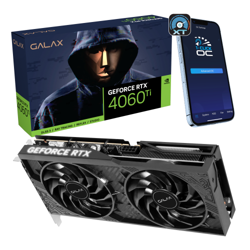 D66R Black GF RTX4060 Ti 1-Click OC PCI-E 8GB/GDDR6
