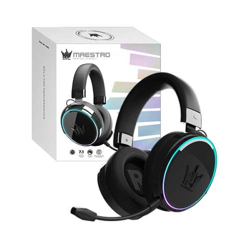 GALAX HOF Maestro H1 Gloss Black Gaming headset USB 7.1 Channel