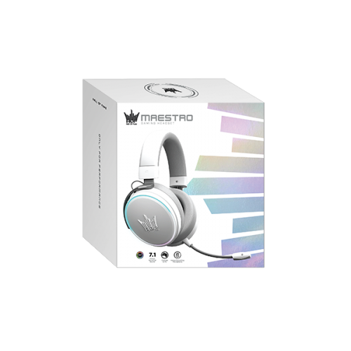 GALAX HOF Maestro H1 Gloss White Gaming Headset USB 7.1 Channel