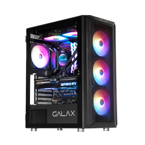 GALAX Revolution-07 Gaming Case, ATX, 4 FAN black
