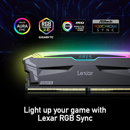 Lexar 32GB (16*2)Kit DDR5-5600 UDIMM