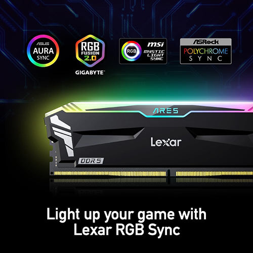 Lexar 32GB (16*2)Kit DDR5-6000 RGB