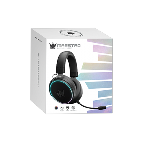 GALAX HOF Maestro H1 Matte Black Gaming headset USB 7.1 Channel