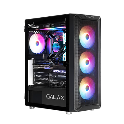 GALAX Revolution-07 Gaming Case, ATX, 4 FAN black