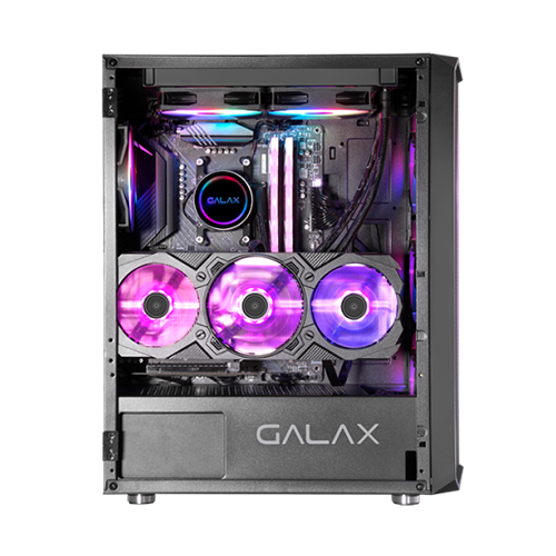 GALAX Revolution-07 Gaming Case, ATX, 4 FAN black