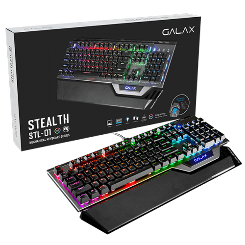 GALAX STEALTH-01 Gaming Keyboard (Blue switch, 104 US layout)