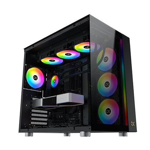 XIGMATEK CASE AQUA ULTRA (BLACK,EATX,U3X2+U2X2+TYPE C,TOP&F