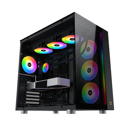 XIGMATEK CASE AQUA ULTRA (BLACK,EATX,U3X2+U2X2+TYPE C,TOP&F